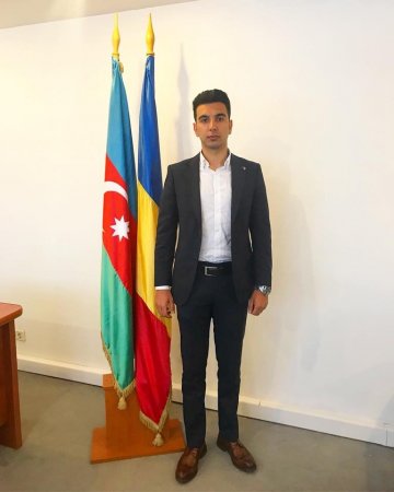 Azərbaycanlı gənc Rumıniyada birinci vitse-prezident seçilib