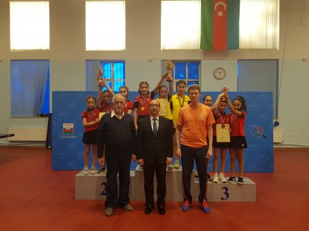 Azyaşlılar arasında Stolüstü tennis üzrə Azərbaycan birinciliyinə yekun vurulub