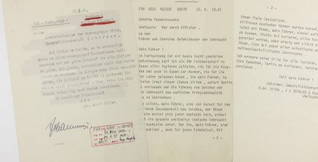 Hitlerin ölümqabağı teleqramı üzə çıxdı