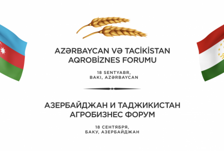 Azərbaycan-Tacikistan Aqrobiznes Forumu keçiriləcək