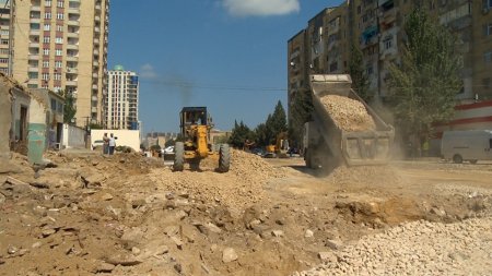 Yasamal rayonunda yeni yol infrastrukturu yaradılır