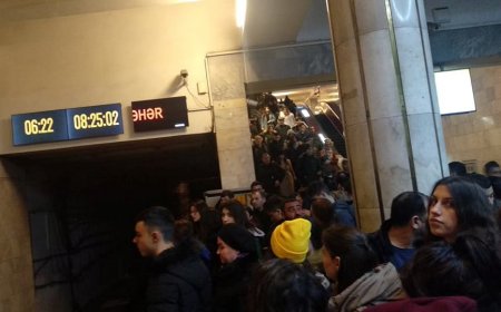 Bakı metrosunda növbəti problem yarandı