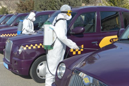 “Bakı Taksi Xidməti”nin avtomobillərində koronavirusla bağlı qabaqlayıcı  tədbirlər davam etdirilir