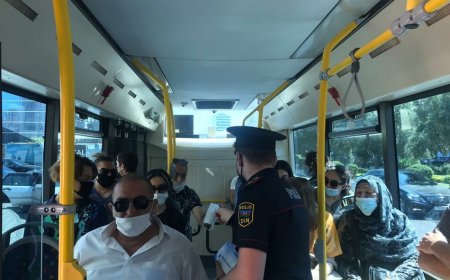 Bakı polisi ictimai nəqliyyatda reyd keçirdi