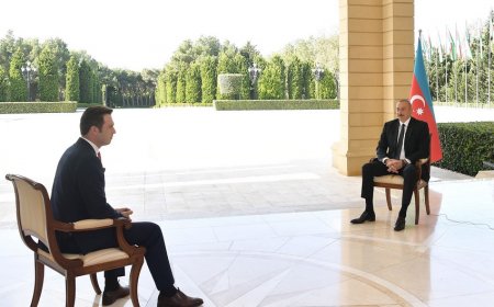 Prezident Türkiyənin “Haber Global” televiziya kanalına müsahibə verib