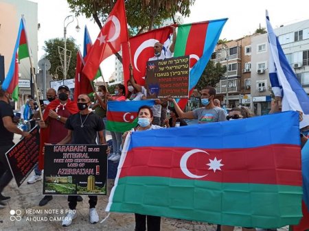 İsraildəki Azərbaycan diasporu ayağa qalxdı