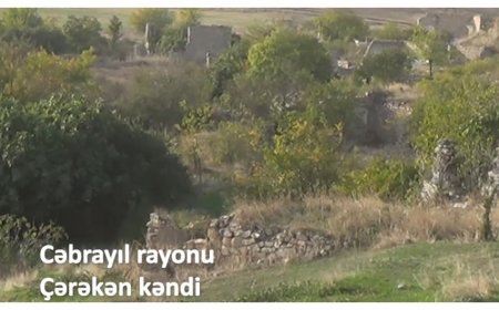 Cəbrayılın işğaldan azad edilən Minbaşılı kəndinin görüntüləri-VIDEO