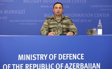 MN rəsmisi: "Azərbaycan Ordusu düşmənin hücumlarının qarşısını almağa hazırdır"