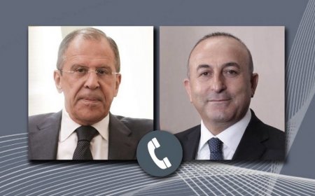 Mövlud Çavuşoğlu ilə Sergey Lavrov arasında telefon danışığı olub