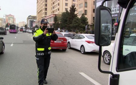 DYP dayanma-durma və parklanma qaydalarını pozan sürücülərə qarşı reyd keçirib