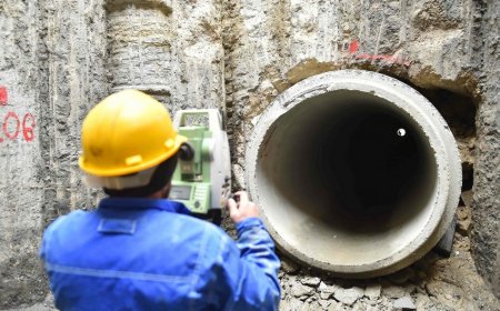 "Azərsu" Pirşağıda kanalizasiya kollektoru inşa edir