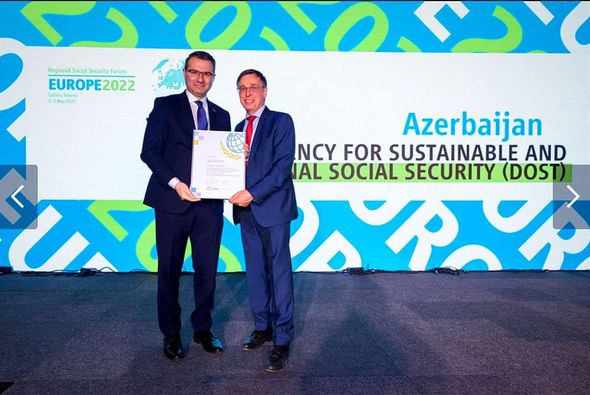 DOST Agentliyi Beynəlxalq Sosial Təminat Assosiasiyasının mükafatlarına layiq görülüb