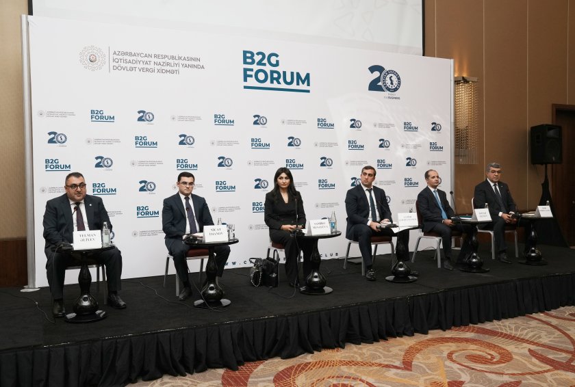 Dövlət Vergi Xidməti və "Caspian Energy Club"un birgə təşkilatçılığı ilə  B2G forumu keçirilib