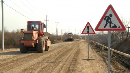 Zərdabda 7 km uzunluğunda avtomobil yolunun yenidən qurulmasına başalanılıb