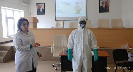 Koronavirusla mübarizə aparan tibb personalı üçün təlim-treninqlərə başlanılıb