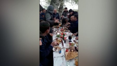 Karantin qaydalarını pozaraq Kür çayı sahilində yeyib-içən 19 nəfər həbs edilib