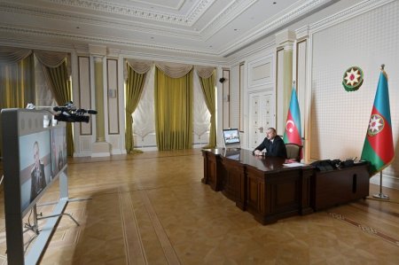 İlham Əliyev yeni Baş prokuroru videoformatda qəbul etdi