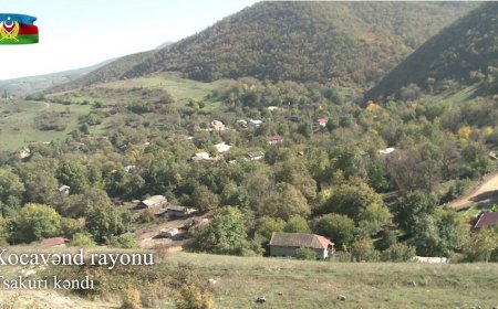 Xocavəndin işğaldan azad olunan Tsakuri kəndi-VIDEO