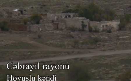 Qubadlı və Cəbrayıl rayonunun kəndlərindən görüntülər-VIDEO