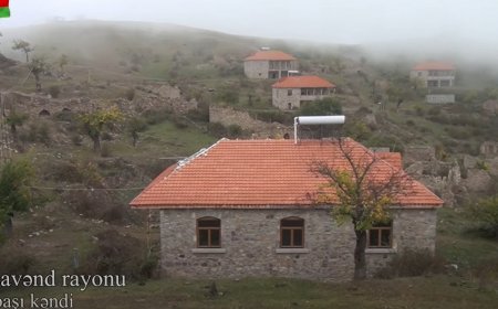 Xocavəndin işğaldan azad olunan Daşbaşı kəndinin görüntüləri