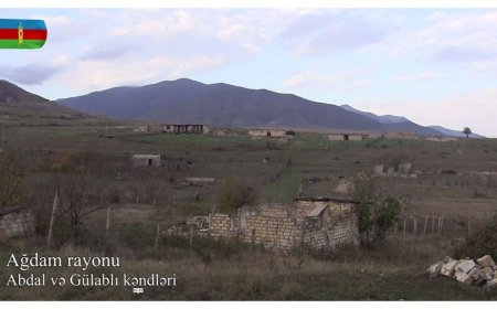 İşğaldan azad olunmuş Abdal və Gülablı kəndlərinin videogörüntüləri-VIDEO
