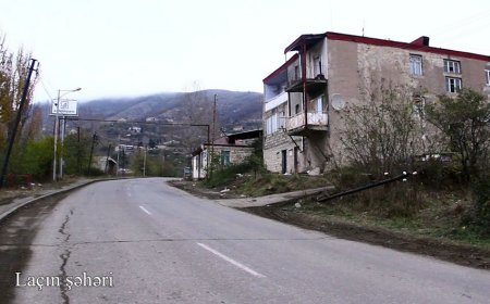 Laçın şəhərinin görüntüləri-VİDEO