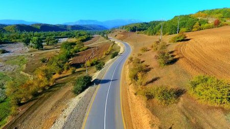 Yeni Xınalıq yolunun 24 km-lik Alpan-Susay hissəsisinin tikintisi yekunlaşıb-VİDEO