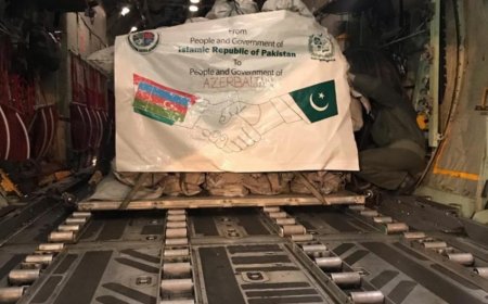 Pakistan Azərbaycana humanitar yardım göndərib
