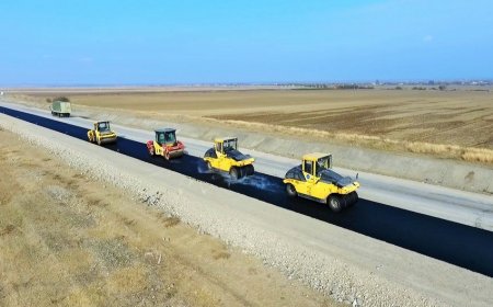 Suqovuşan və Talış kəndlərinə gedən yolların asfaltlanmasına başlanılıb-VİDEO