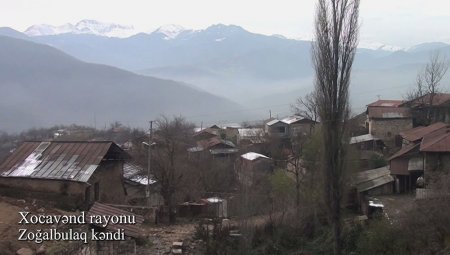 Xocavəndin Zoğalbulaq kəndinin görüntüləri-VİDEO