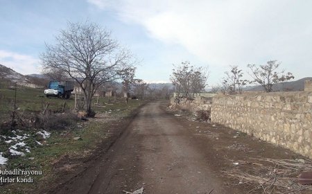 Qubadlı rayonunun Mirlər kəndindən görüntülər-VIDEO
