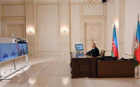 Azərbaycan Prezidenti İtaliyanın “Maire Tecnimont Group”un sədrini videoformatda qəbul edib