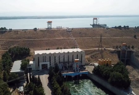 “Şəmkir” SES-in su anbarı qəzalı vəziyyətdən çıxarılır-VİDEO