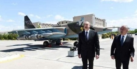 Prezident Əlahiddə Ümumqoşun Ordunun hərbi aerodromunun açılışında iştirak edib