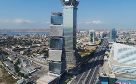 İlham Əliyev İqtisadiyyat Nazirliyinin yeni binasının açılışında iştirak edib