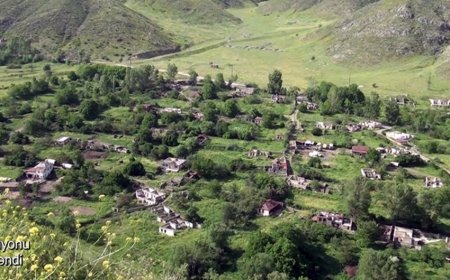 Laçının Bozlu kəndindən görüntülər - VİDEO