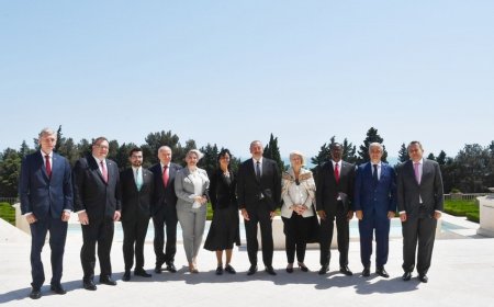 Azərbaycan Prezidenti on ölkənin qeyri-rezident səfirlərinin etimadnamələrini qəbul edib
