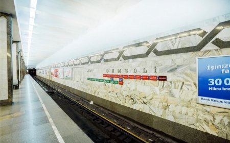 Metronun "Əhmədli" stansiyasında tüstülənmə baş verib