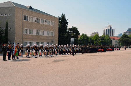 Cəmşid Naxçıvanski adına Hərbi Liseydə məzunların buraxılışı olub