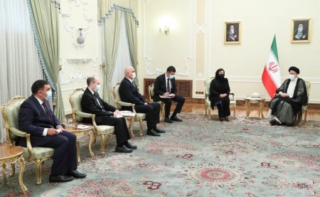 Sahibə Qafarova İran Prezidenti Seyid İbrahim Rəisi ilə görüşüb