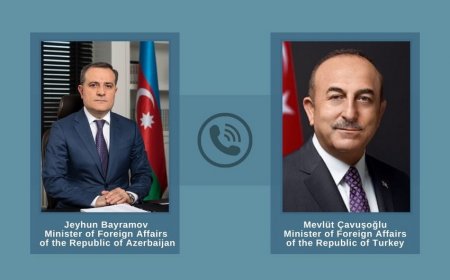 Ceyhun Bayramovla Çavuşoğlu arasında telefon danışığı olub