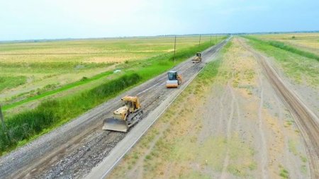 Kürdəmirdə 13 km uzunluğa malik avtomobil yolu yenidən qurulur