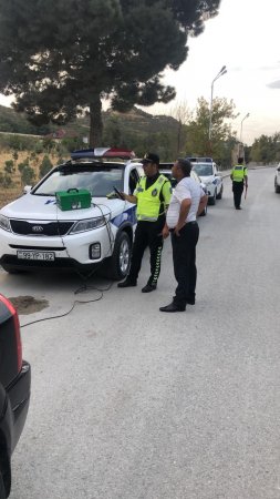 Şabranda yol polisi “Təmiz hava“ aylığı ilə bağlı tədbir keçirib