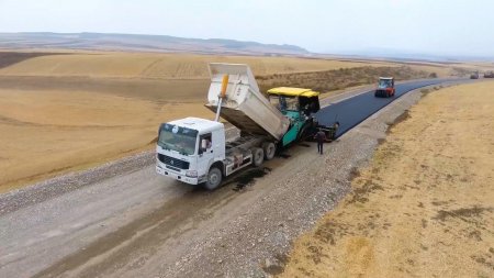 Hacıhətəmli-Gideyli-Kürd Eldarbəyli avtomobil yolu yenidən qurulur