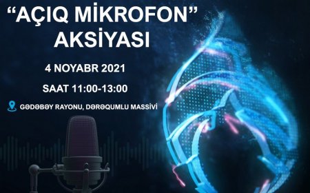 "Azəriqaz" Gədəbəydə “Açıq mikrofon” aksiyası keçirəcək