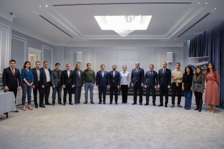 Qarabağ Dirçəliş Fondu “Yüksəliş” müsabiqəsinin qalib və finalçıları ilə görüş keçirib