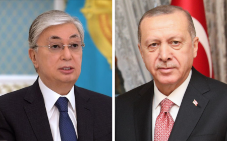 Türkiyə və Qazaxıstan prezidentləri telefonla danışıb