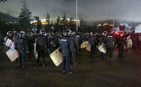 Almatıda 100-dən çox etirazçı saxlanılıb