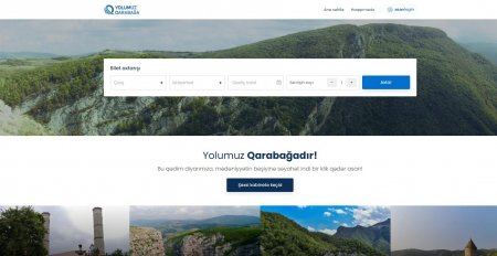 "Yolumuzqarabaga.az" portalı istifadəyə verilib