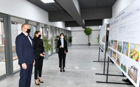 Prezident və birinci xanım Tədris və Xidmət Kompleksinin açılışında iştirak ediblər-YENİLƏNİB
